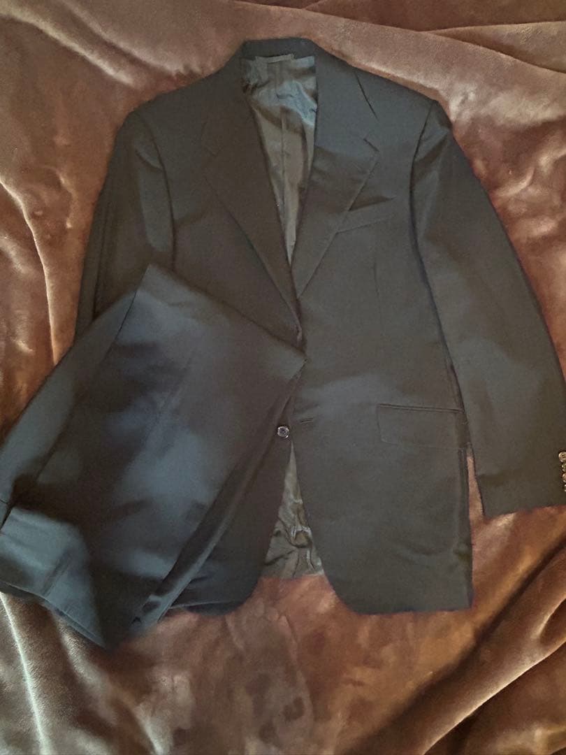 PRADA プラダ メンズスーツ 黒 セットアップ