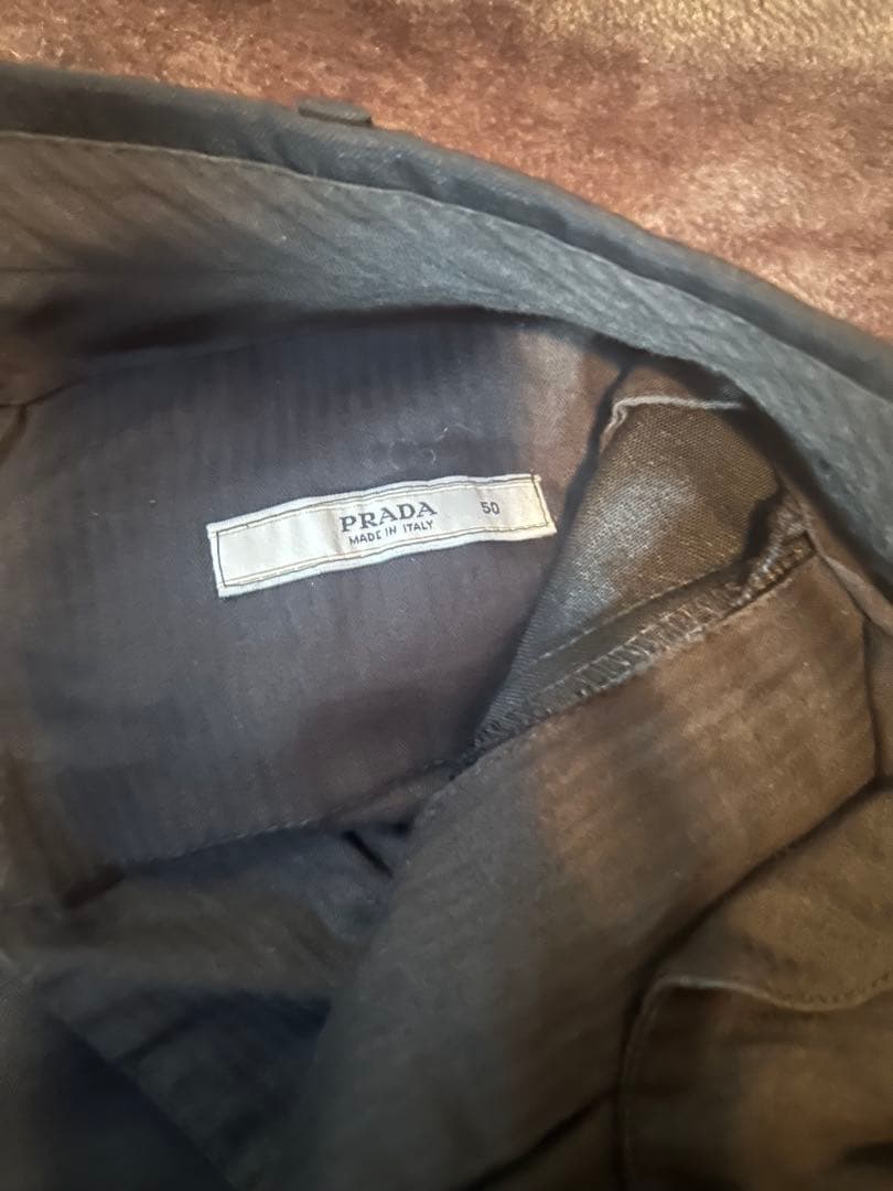 PRADA プラダ メンズスーツ 黒 セットアップ