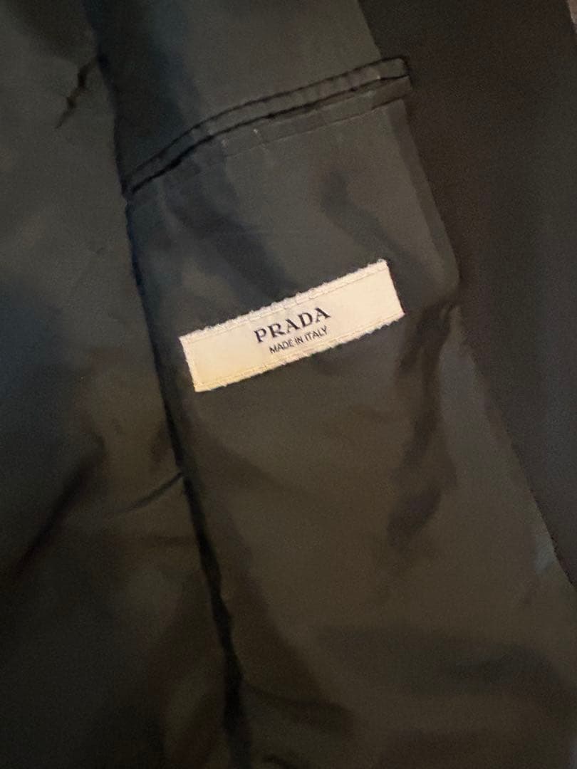 PRADA プラダ メンズスーツ 黒 セットアップ