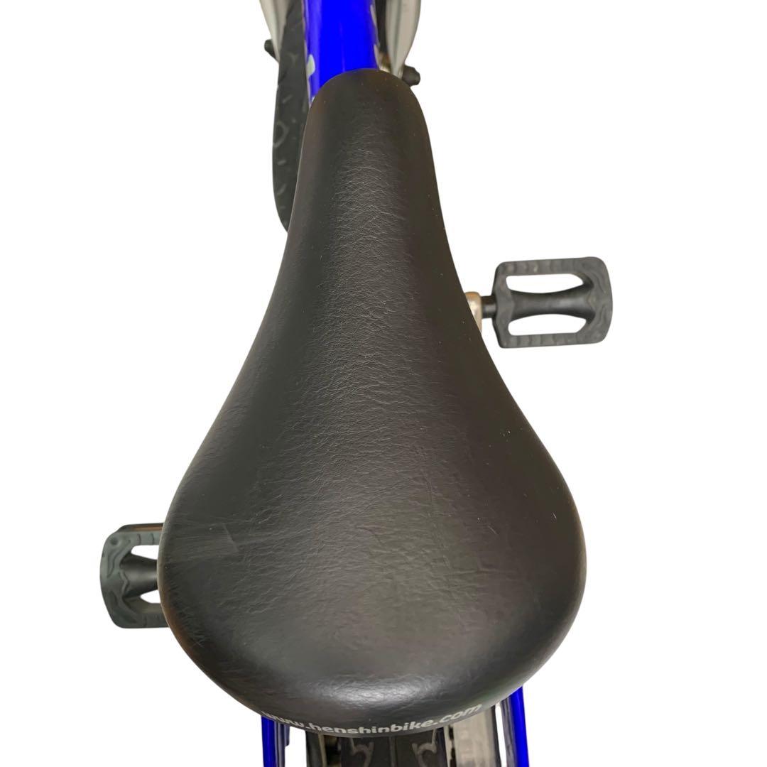 へんしんバイク 12インチ バランスバイク ブルー 青　スタンド付