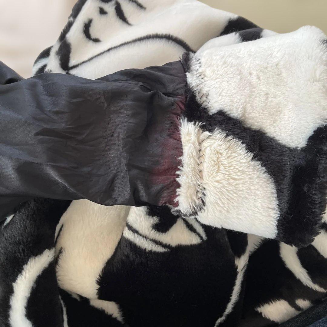 80s DONNYBROOK USA製 face柄 fakefar coat