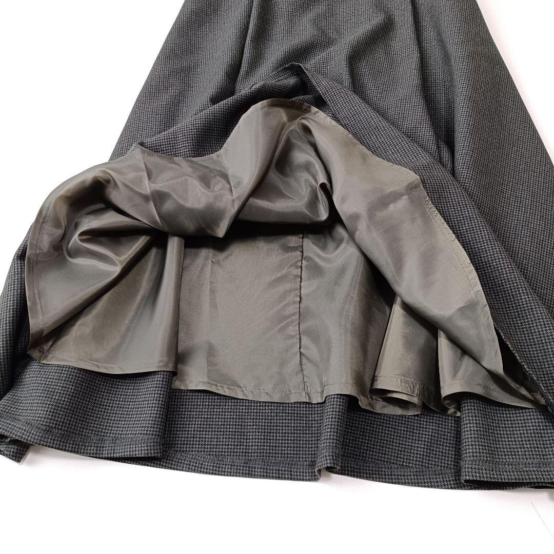 新品未使用【ロージーモンスター】エコレザー　ワンピース　金ボタン　千鳥格子　M