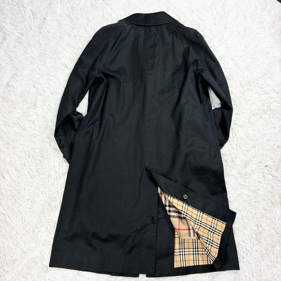 バーバリーブルーレーベル ステンカラー コート ノバチェック インナー付 L