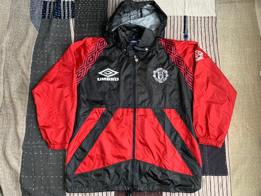 90s L UMBRO マンU vtg ジャケット アンブロ ベッカム プレミア