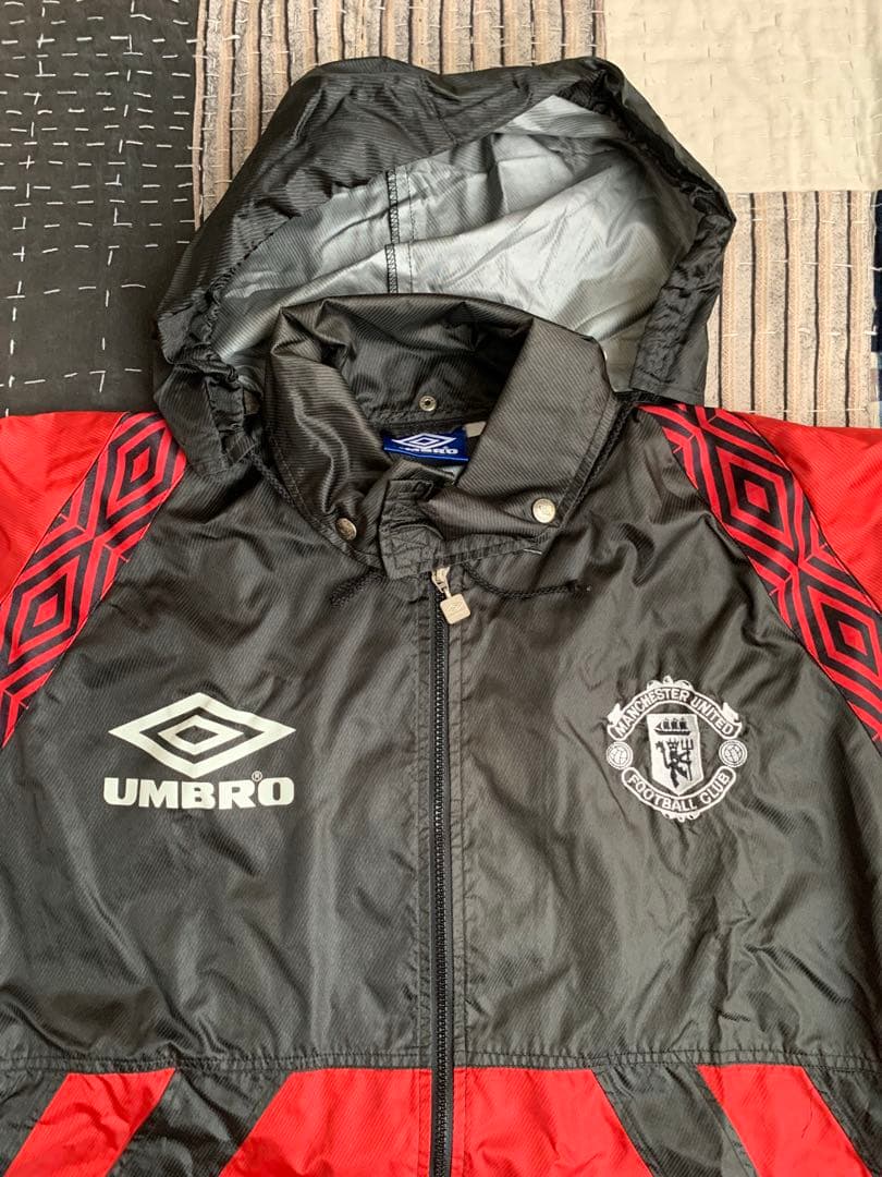 90s L UMBRO マンU vtg ジャケット アンブロ ベッカム プレミア