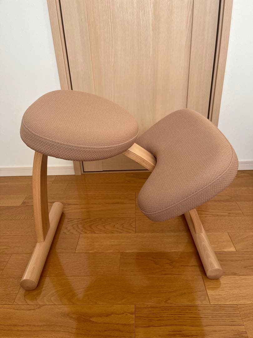 (美品)バランスラボ バランスチェア バランスイージー ベージュ