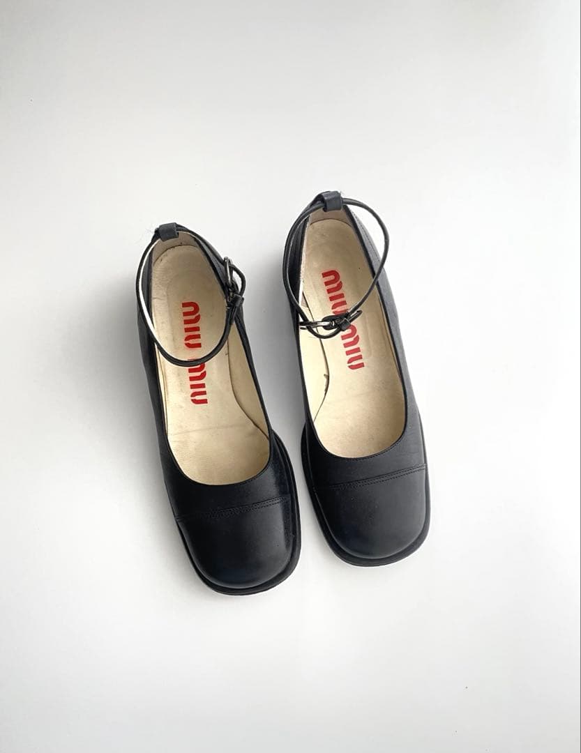 【lemon】Miu Miu Leather Mary Janes