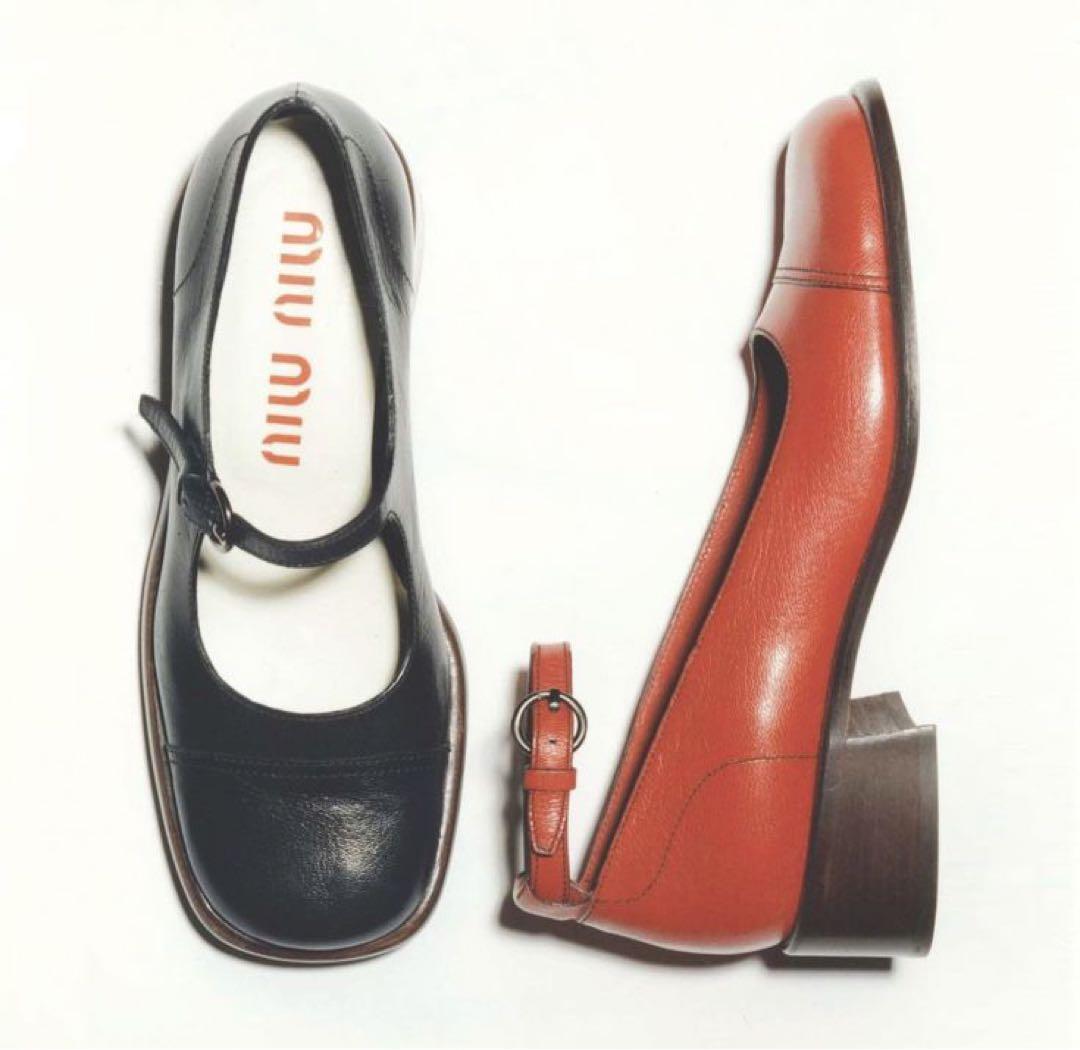 【lemon】Miu Miu Leather Mary Janes