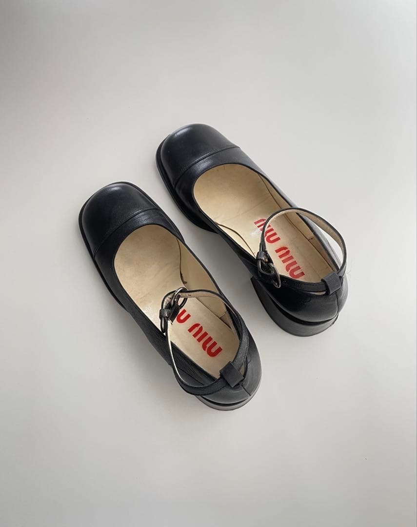 【lemon】Miu Miu Leather Mary Janes