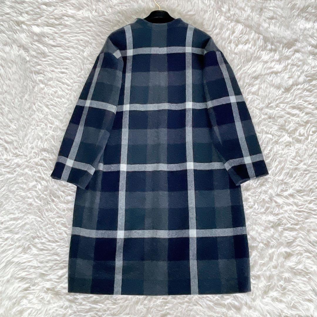 希少✨【ブルーレーベルクレストブリッジ】クレストブリッジチェックツイードコート