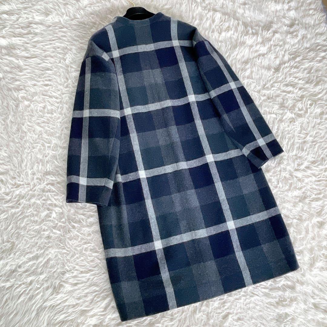 希少✨【ブルーレーベルクレストブリッジ】クレストブリッジチェックツイードコート