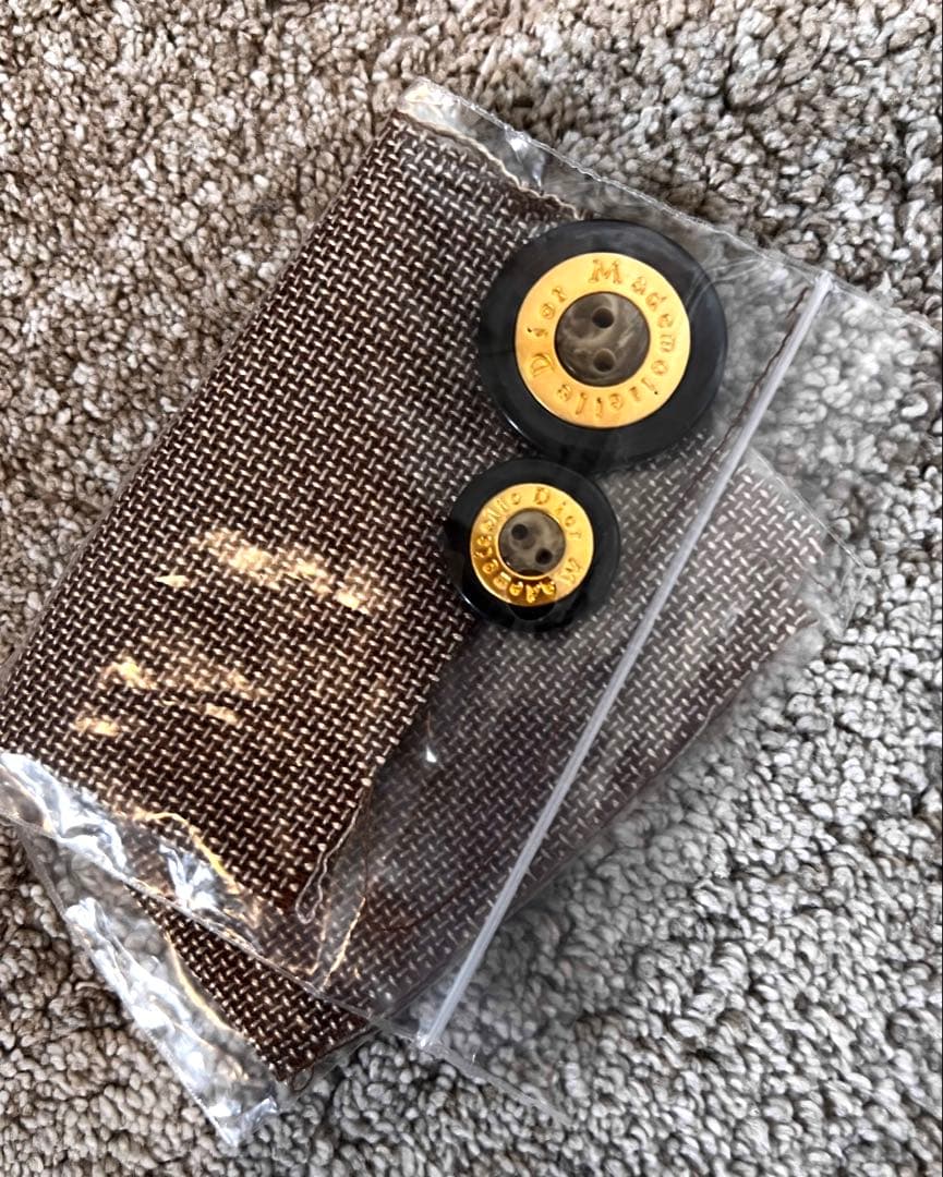 【極美品】Dior マドモワゼルディオール セットアップ シルク混 ブラウン