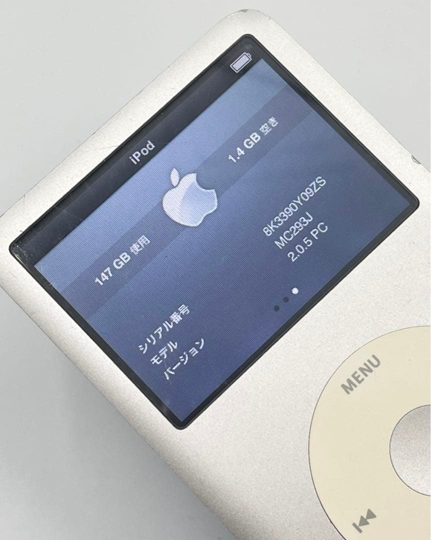 ジャンク　Apple iPod Classic 160GB A1238