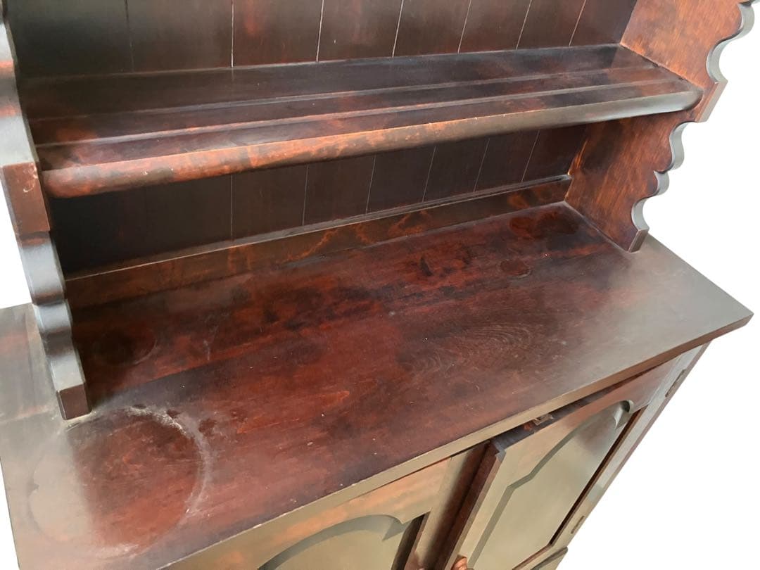 A2D16■松本民芸家具 カップボード 食器棚