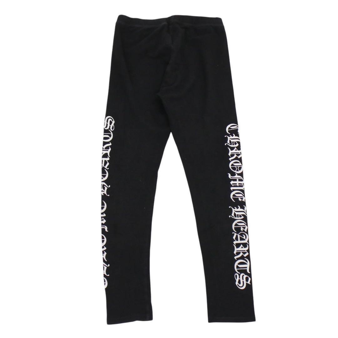 ⭐️良品⭐️ クロムハーツ サイドロゴ レギンス メンズ M ブラック