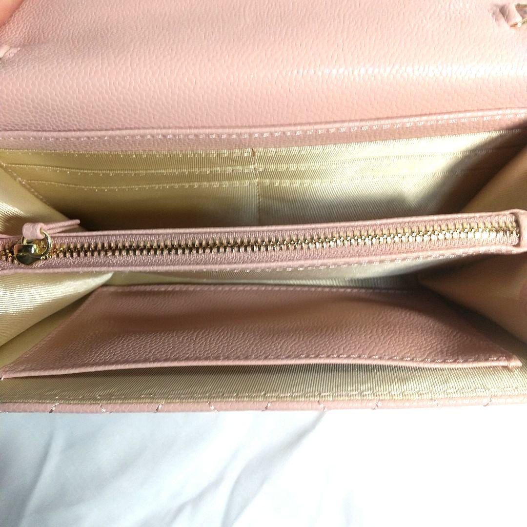 新品ピンクCHANELノベルティショルダーバックゴールドチェーンVIP限定