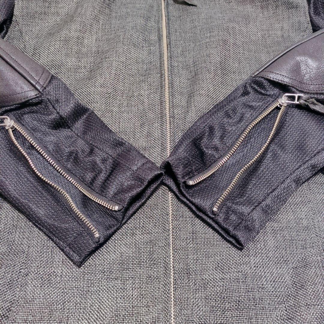 Max Fritzマックスフリッツ メッシュスリーブシングルライダースジャケット