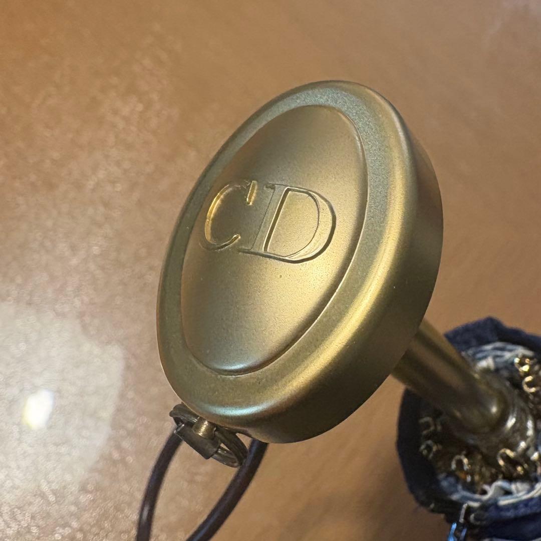 Christian Dior トロッター 折りたたみ傘 保管袋付き　ネイビー