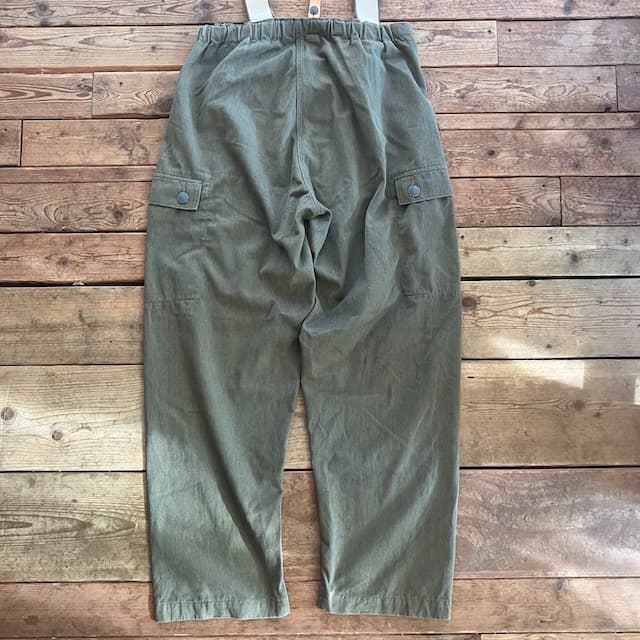 EXTRA STARK サスペンダー付 パンツ 東ドイツ軍 ミリタリー パンツ