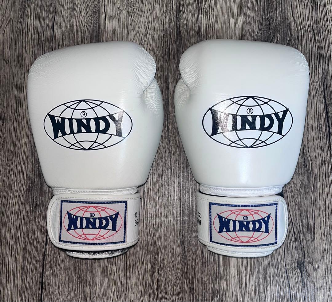 WINDY グローブ 10oz ホワイト BGVH グローブバッグ付き　極美品