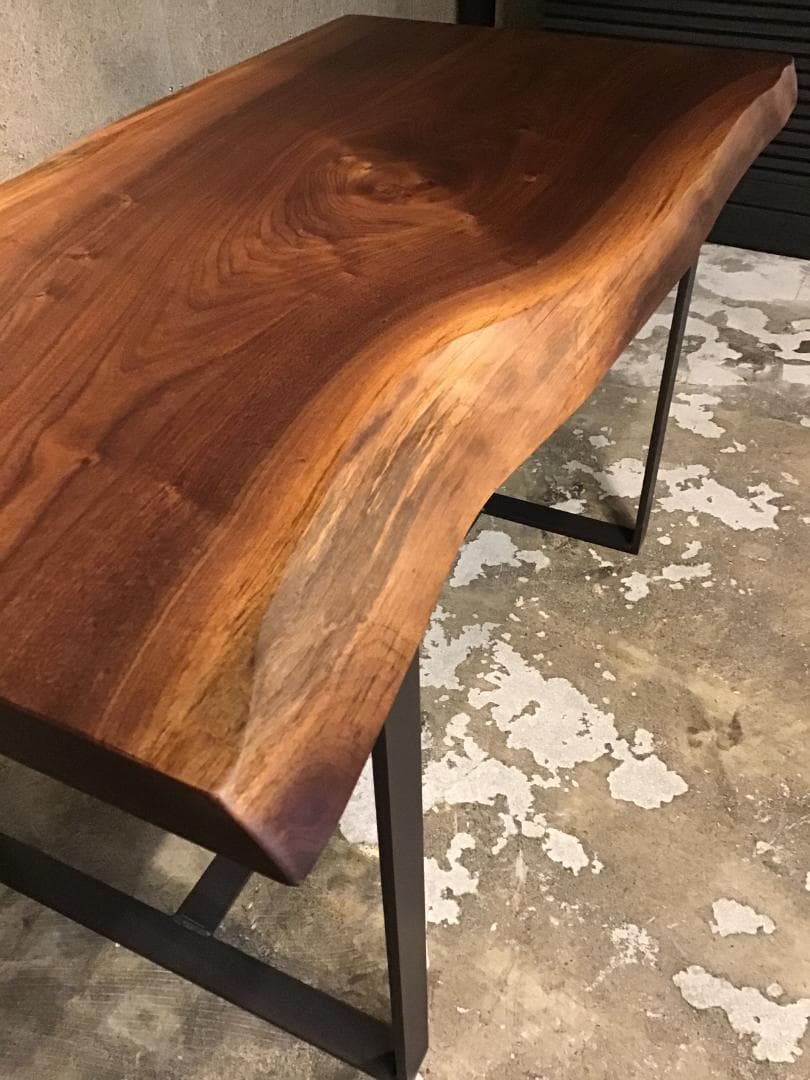 一枚板天板 W＝1215mm【テーブルトップ】ウォールナット材