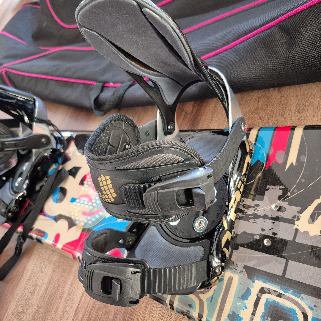 スノーボード　4点セット　レディース　板　ビンディング　ブーツ　ケース　スノボ