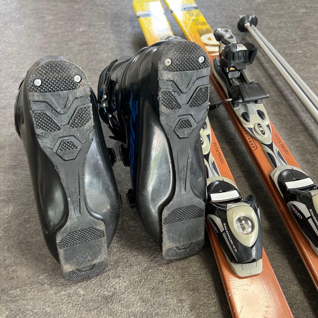 大人スキーセット　板160cm ブーツ27cm