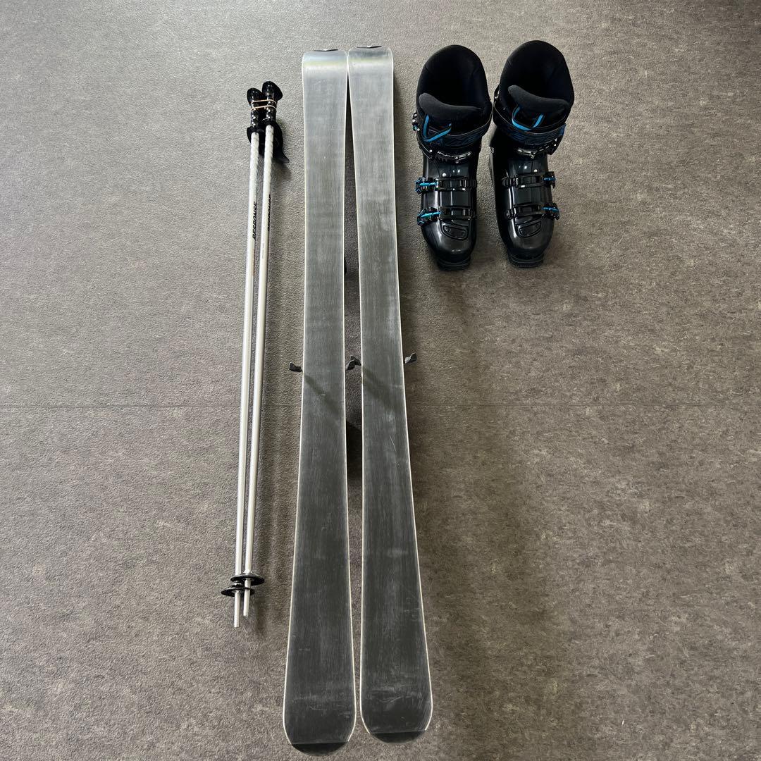 大人スキーセット　板160cm ブーツ27cm