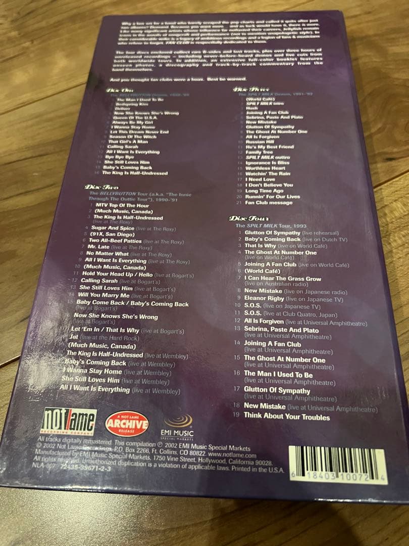 【レア盤】Jellyfish /Fan Club４枚組 ジェリーフィッシュ