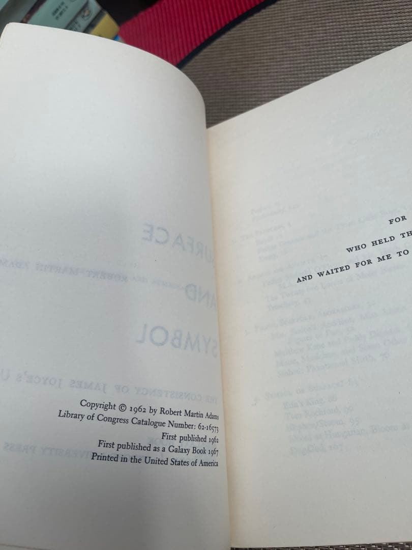 洋書 Surface and Symbol Robert Martin Adams