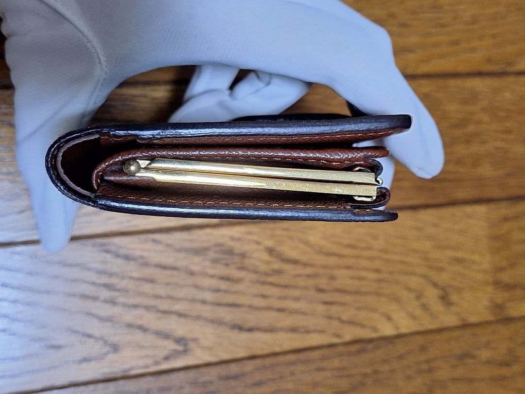 美品！LOUIS VUITTON ポルトフォイユ ヴィエノワ がま口二つ折り財布