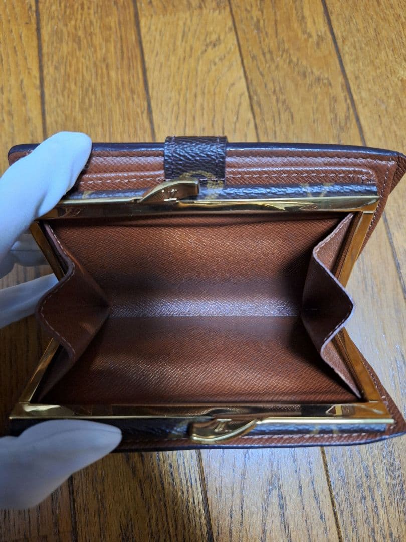 美品！LOUIS VUITTON ポルトフォイユ ヴィエノワ がま口二つ折り財布