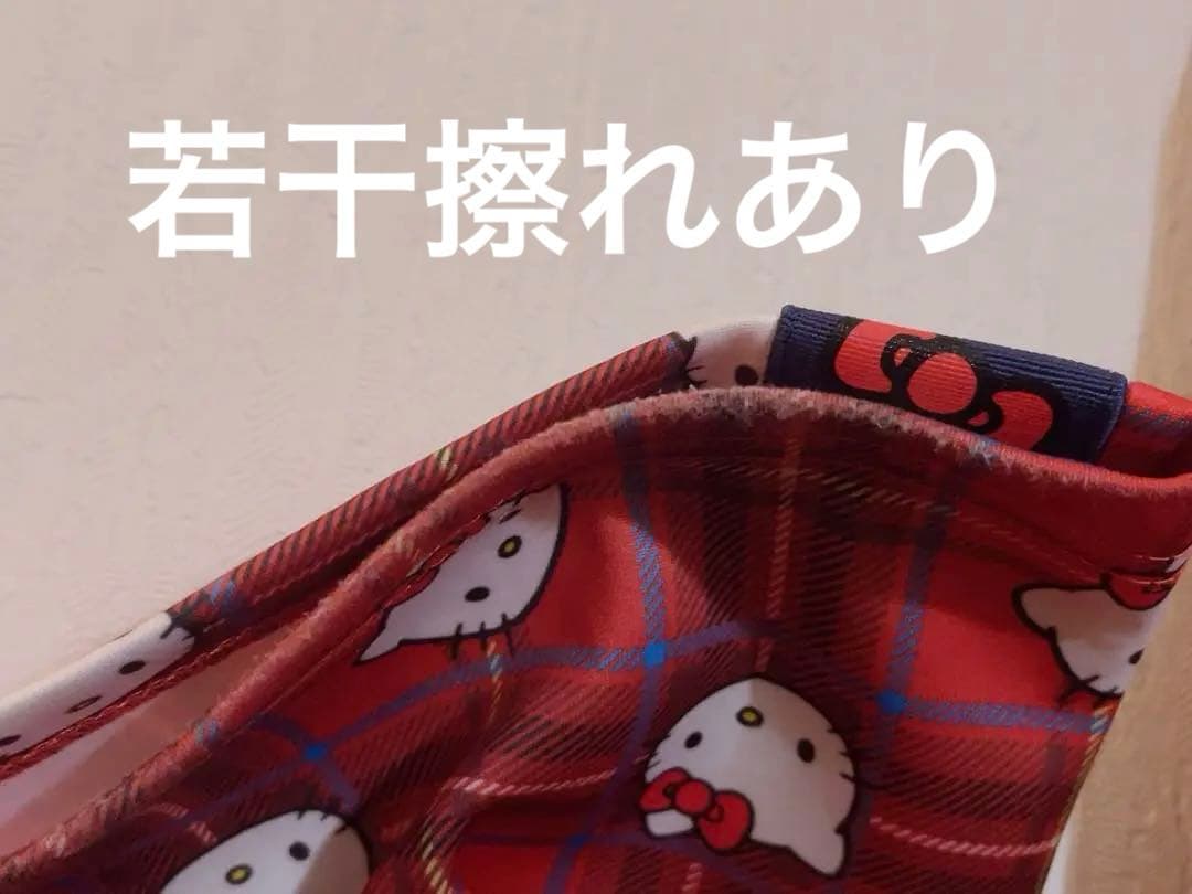 HEIHEI ハローキティ トラックパンツ ジャージ タータンチェック 赤