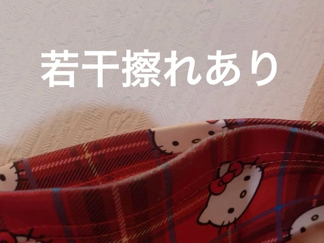 HEIHEI ハローキティ トラックパンツ ジャージ タータンチェック 赤