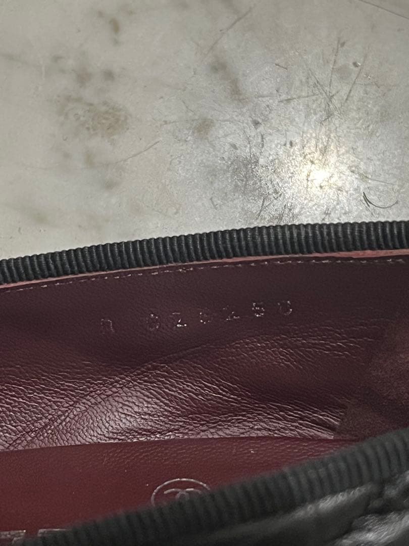 【美品】CHANEL フラットシューズ　ココマーク　マトラッセ　ブラック36