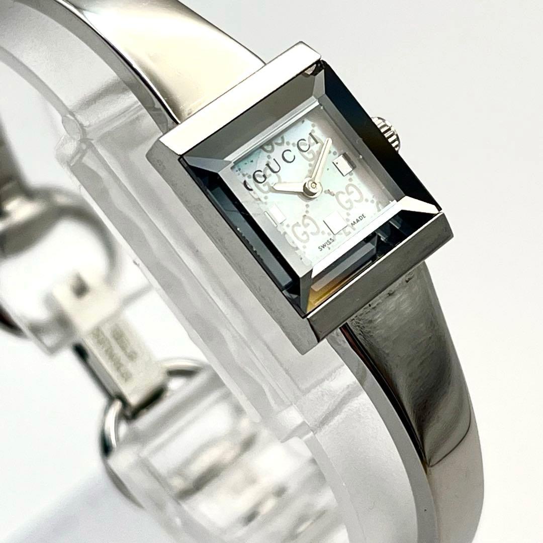 GUCCI 128.5 バングル GG文字盤 腕時計 レディース 動作未確認