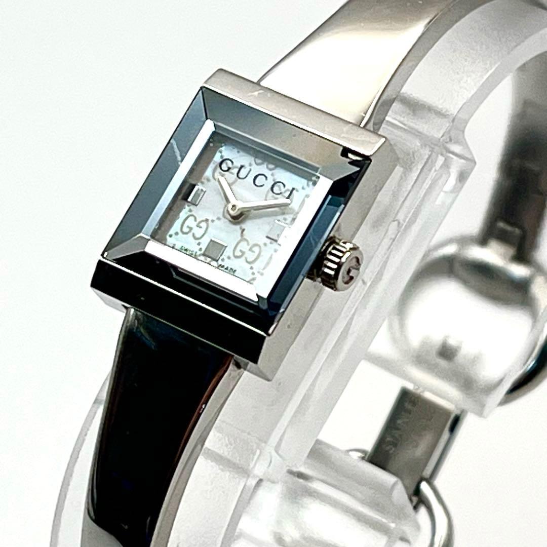 GUCCI 128.5 バングル GG文字盤 腕時計 レディース 動作未確認