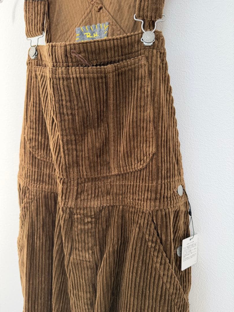 ★タグ付き★ ロンハーマン オーバーオール コーデュロイ 茶色 ブラウン