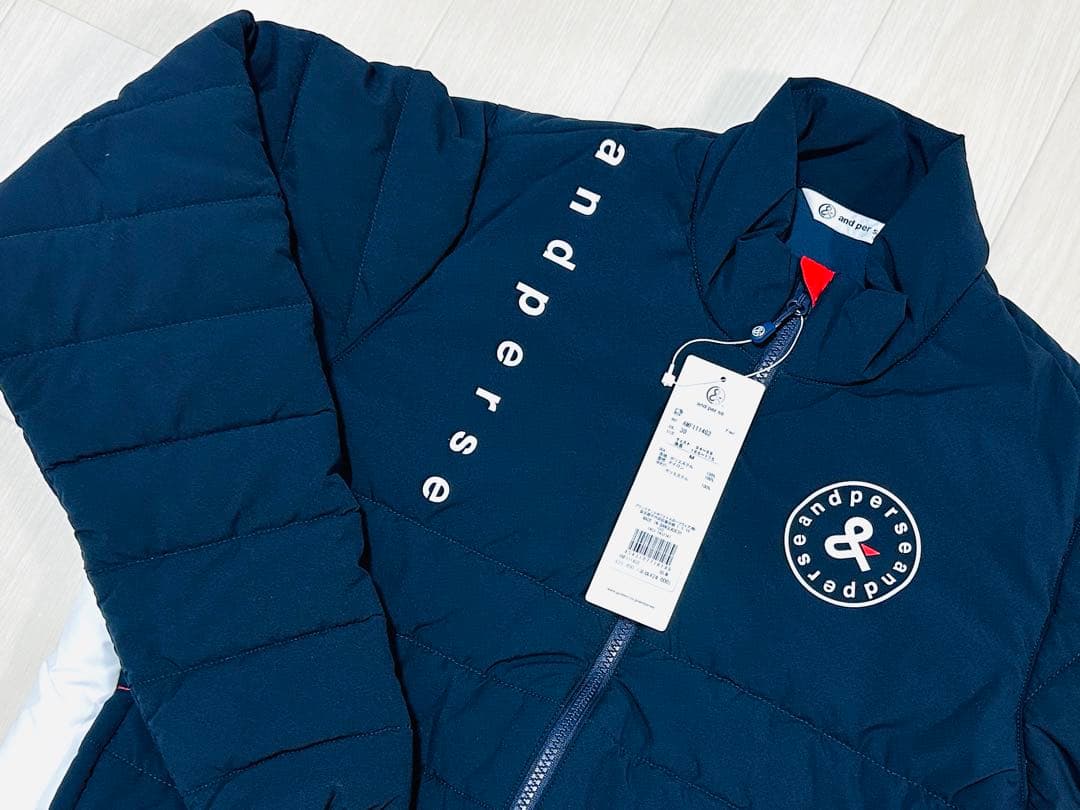 アンパスィ ◆ 冬用中綿メンズブルゾン◆Mサイズ◆ and per se ◆新品