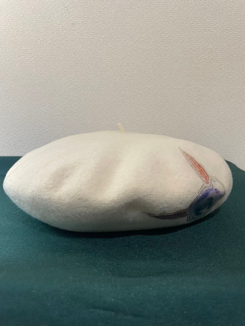 CHANEL シャネル ベレー帽　ココマーク　カメリア　ヴィンテージ　アイボリー