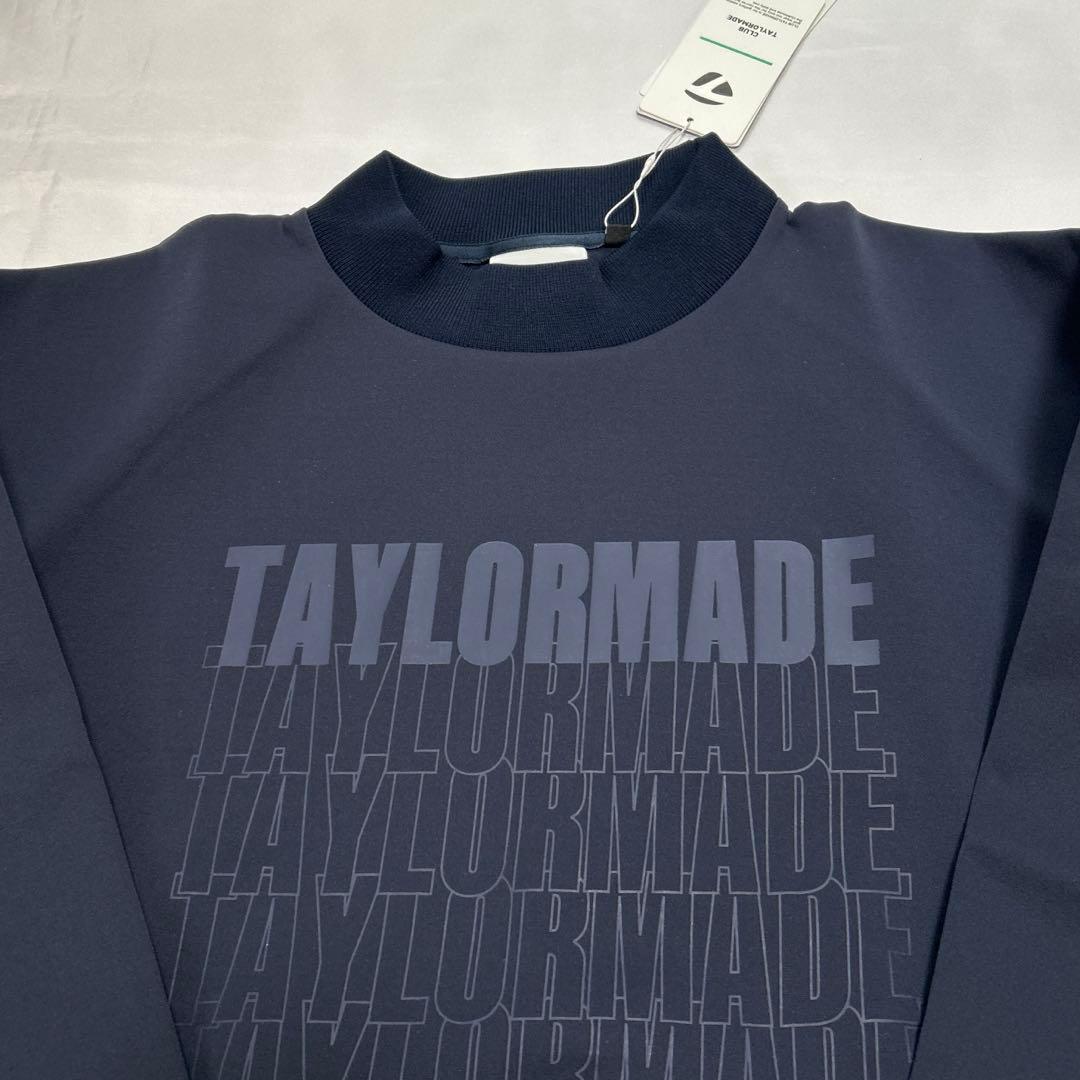 テーラーメイド グラフィックロゴ スウェットモック　サイズL ネイビー　新品
