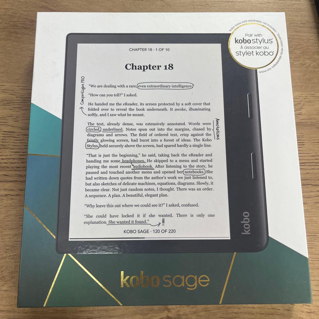 kobo sage 電子書籍リーダー 本体