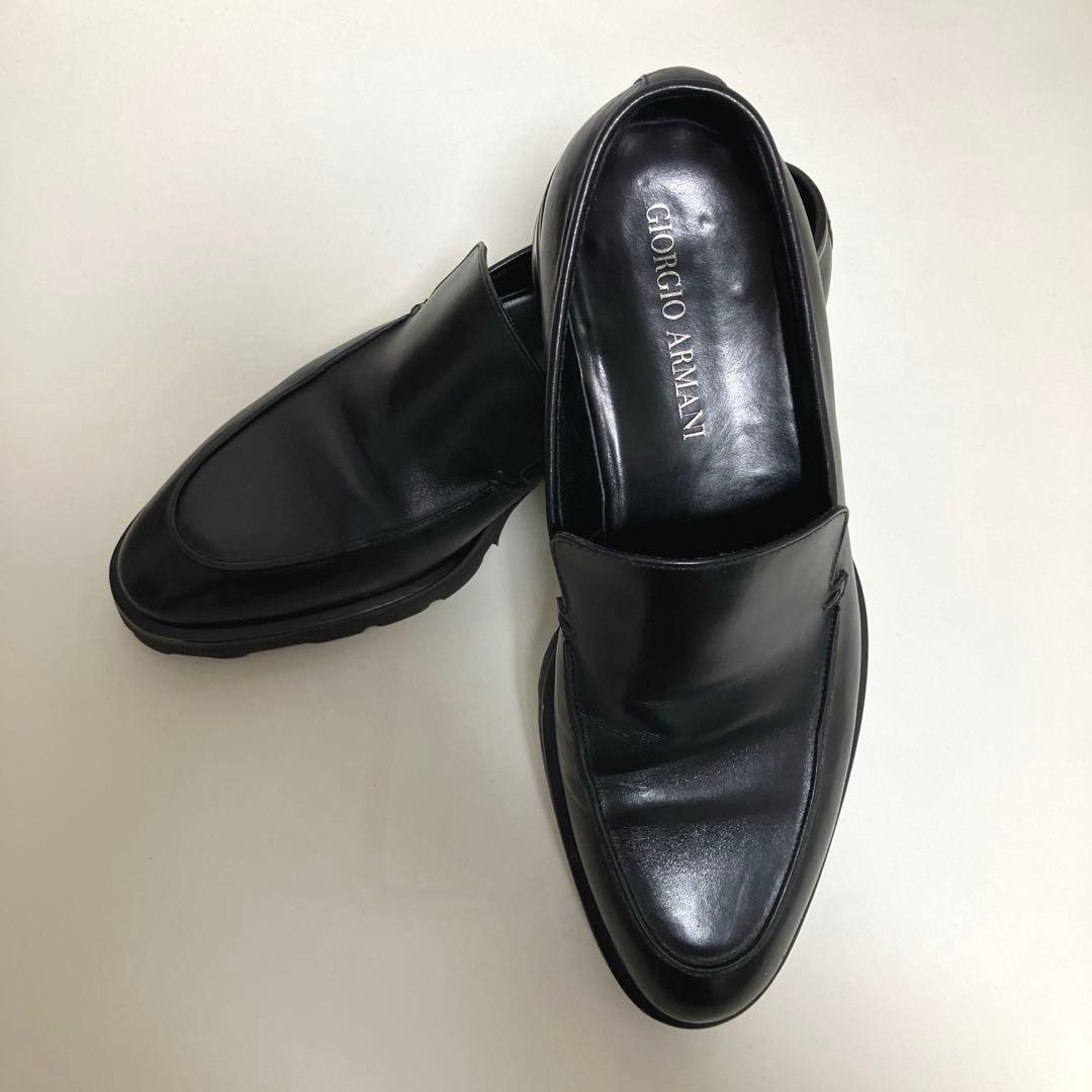 ジョルジオアルマーニ　メンズ革靴　25センチ