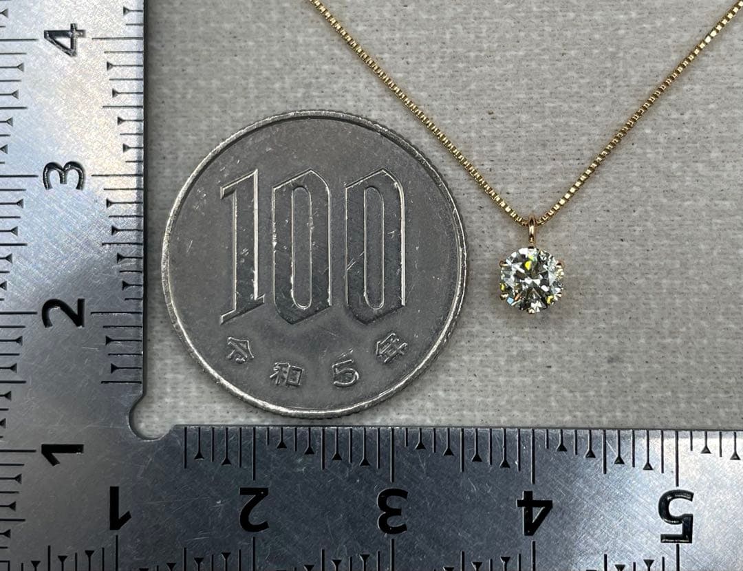 専用JA109★高級 ダイヤモンド0.33ct K18PG ネックレス