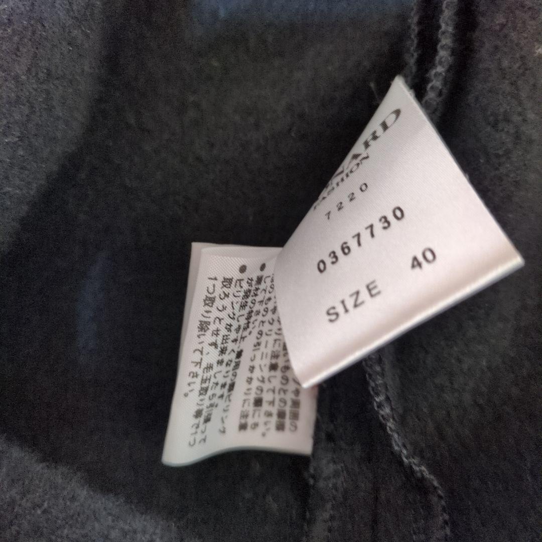 LEONARD 花柄装飾 フード付きポンチョ