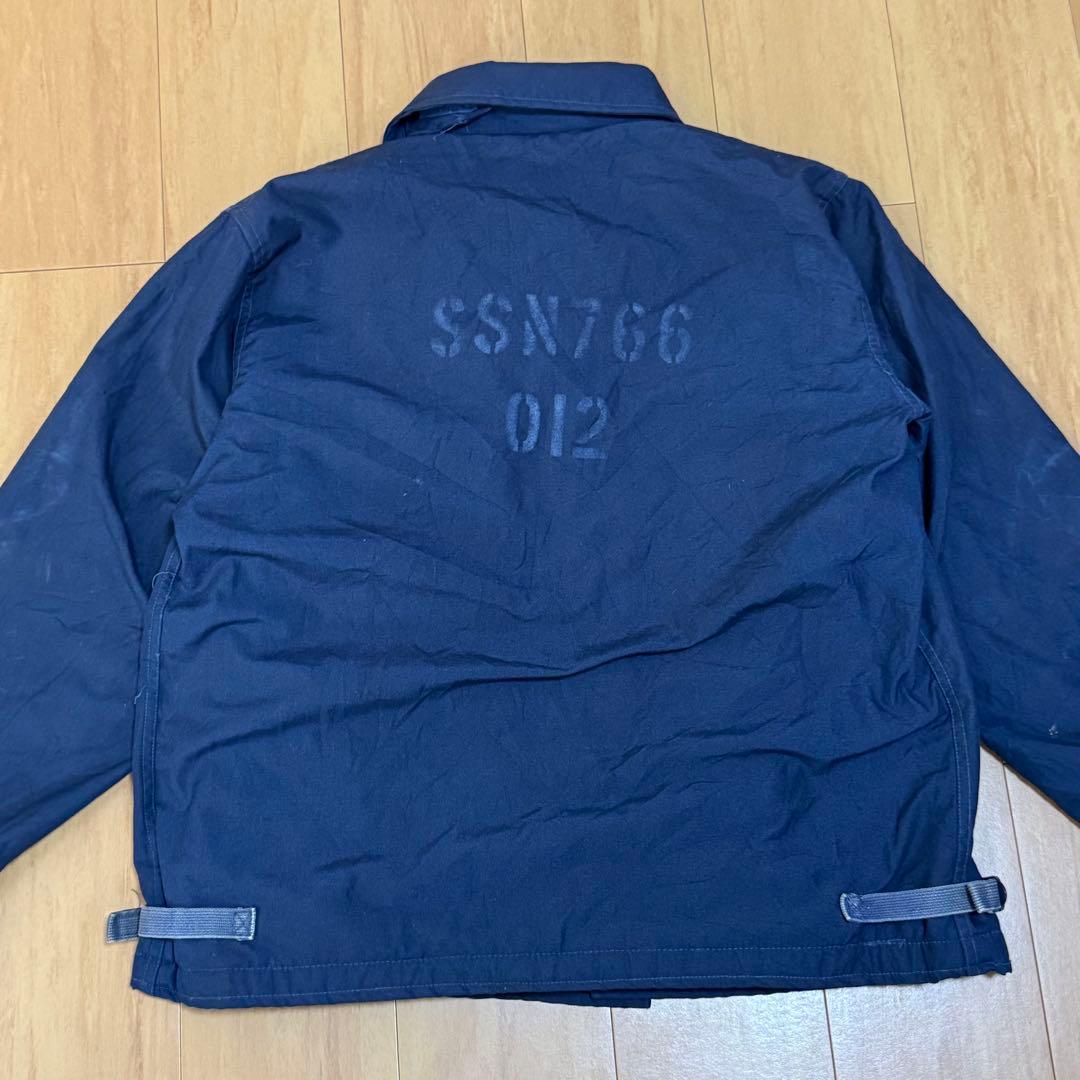 90s US.NAVY アラミド デッキジャケット A-2 ステンシル