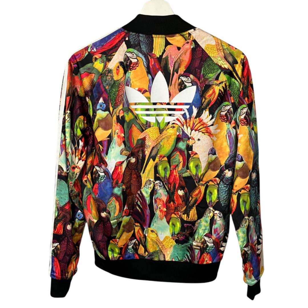 adidas ファームカンパニーコラボ アディダス トラックジャケット 九官鳥柄
