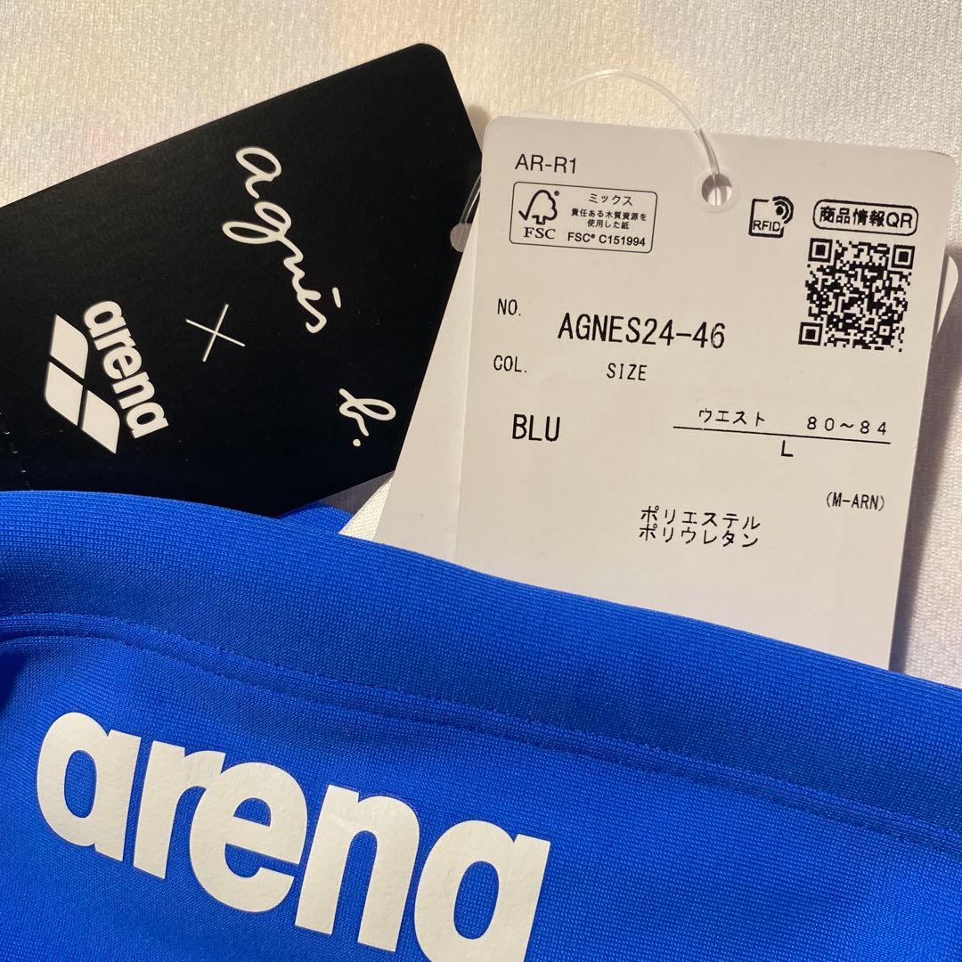 【値下げ】agnes b arena 競パン 水着 L アニエスベー