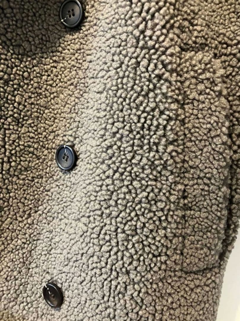 ZARA ブラウン　エクストラロング テディ　ダブルボアコート　S