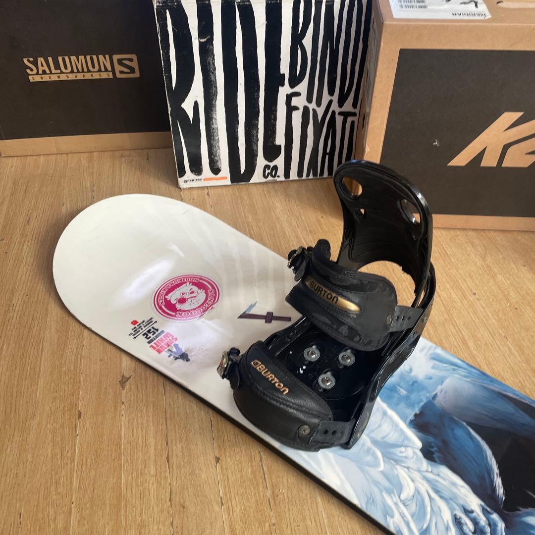 BURTON　バートン　スノーボードセット　ショーンホワイトモデル